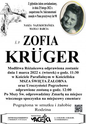 ZOFIA KRUGER