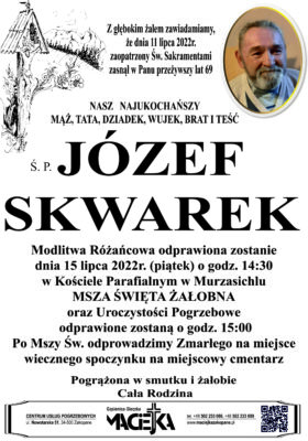 JÓZEF SKWAREK MURZASIHLE