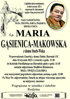 MARIA GĄSIENICA-MAKOWSKA HARENDA