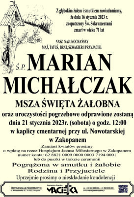 Marian Michałczak ZAKOPANE