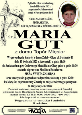  MARIA GUT OLCZA
