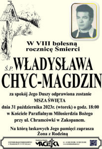 Rocznica Władysław Chyc-Magdzin