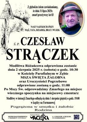 CZESŁAW STRĄCZEK ZĄB