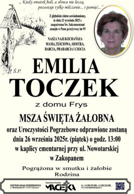 EMILIA TOCZEK ZAKOPANE