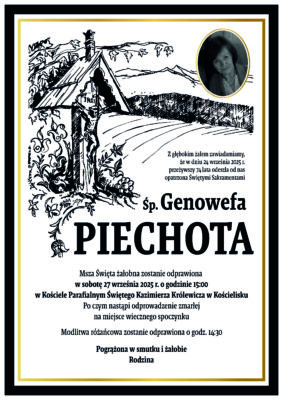 genowefa piechota