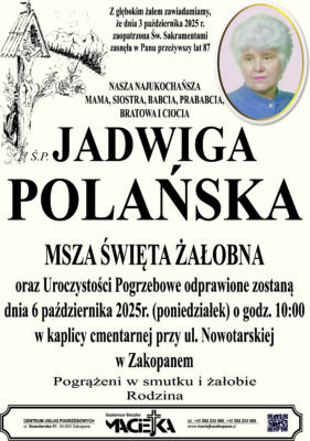 JADWIGA POLAŃSKA ZAKOPANE