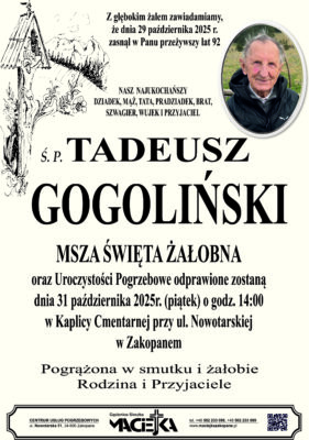 TADEUSZ GOGOLIŃSKI