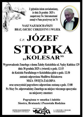 JÓZEF STOPKA..KOLESAR''