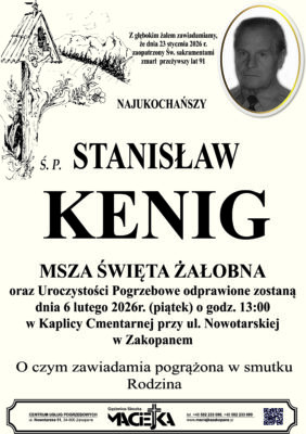 Ś.P. STANISŁAW KENIG