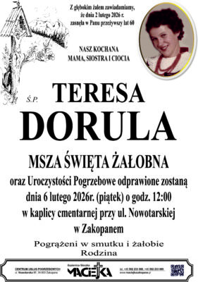 TERESA DORULA ZAKOPANE